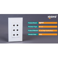 10A 250V 3 Gang 2 Pin Socket